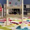 Flash Furniture Bright Beginnings Commercial Double Sided Wooden Free-Standing STEAM Easel, Storage Tray, Acrylic Paint Window - Holds Two Accessory Panels, Natural MK-ME03669-GG - alternate 6